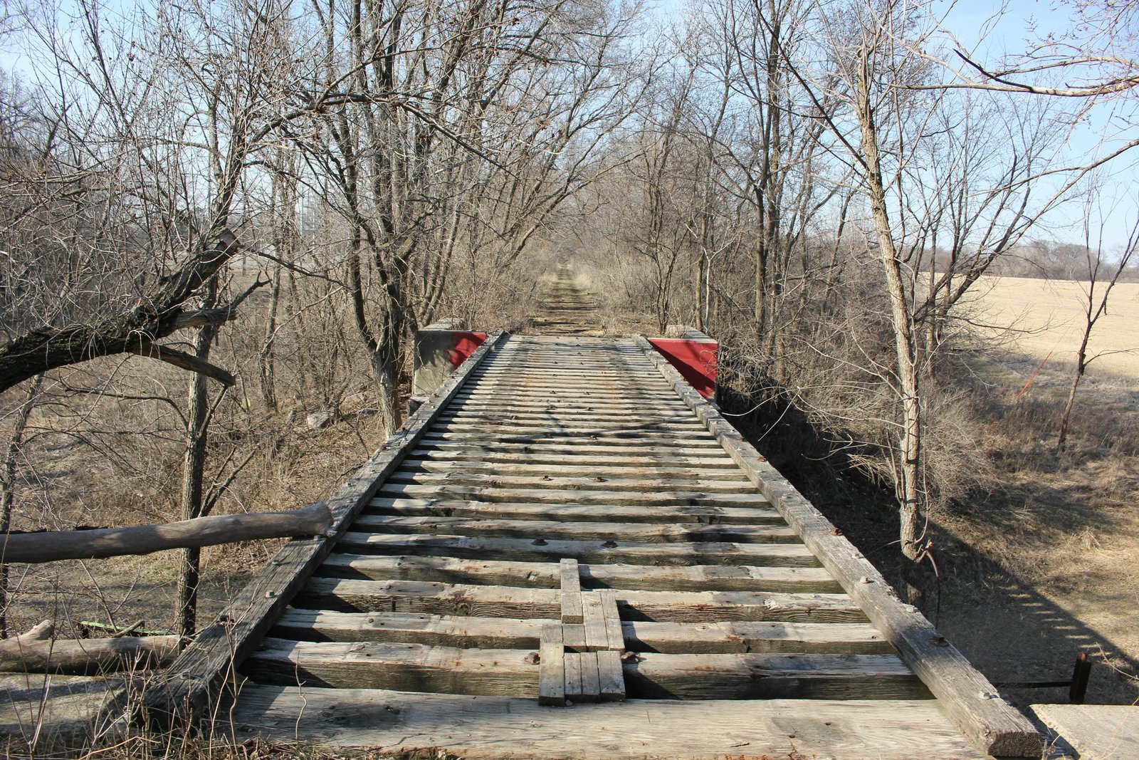 Looking north